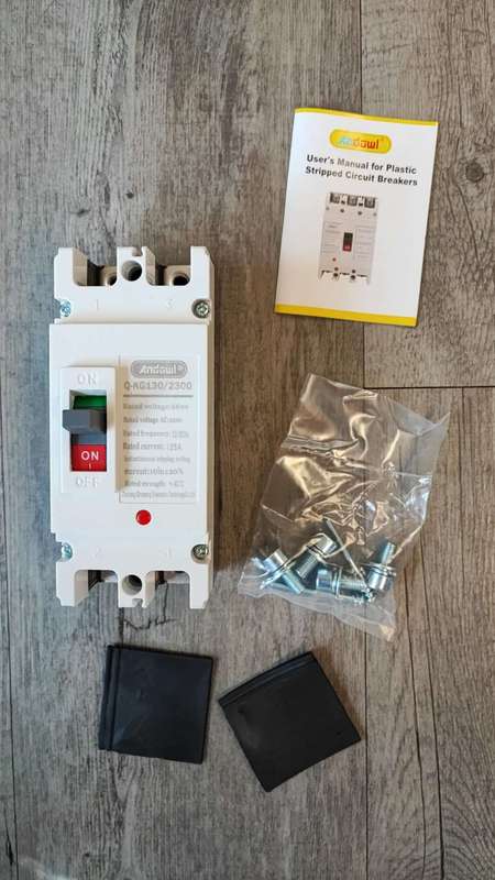 ANDOWL Q-KG130 125Amp 660v Moulded Breaker - Reliable Electrical Circuit Protection