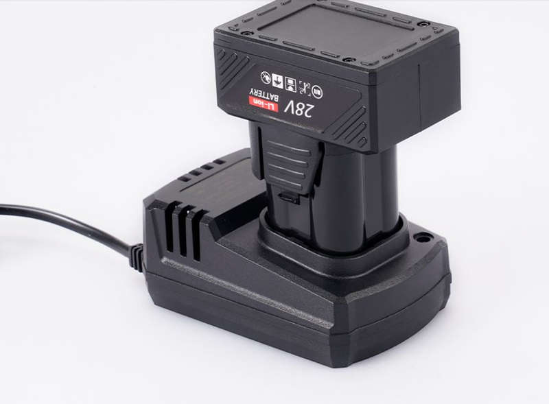 Lithium Battery Charger for 28v 90N.m 3/8'' Cordless Electric Ratchet Wrench Right Angle Tool - F...