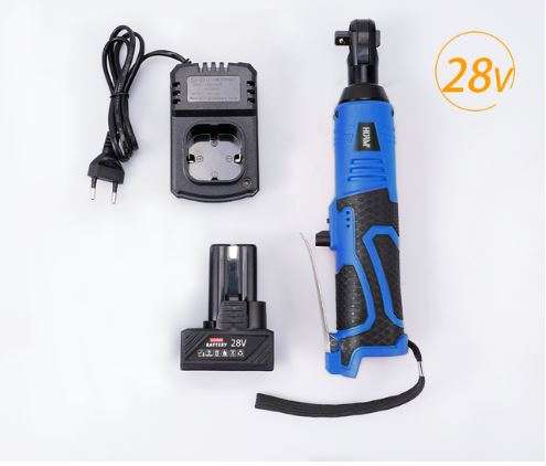 Lithium Battery Charger for 28v 90N.m 3/8'' Cordless Electric Ratchet Wrench Right Angle Tool - F...