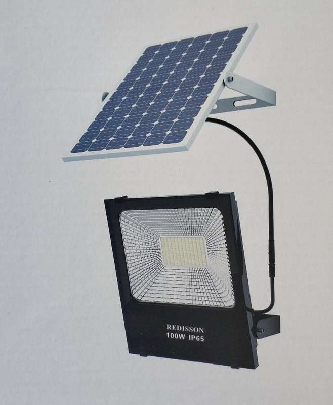 DEMO Redisson 100Watt SOLAR Outdoor LED Flood Light - Powerful and Energy-Efficient Lighting Solu...