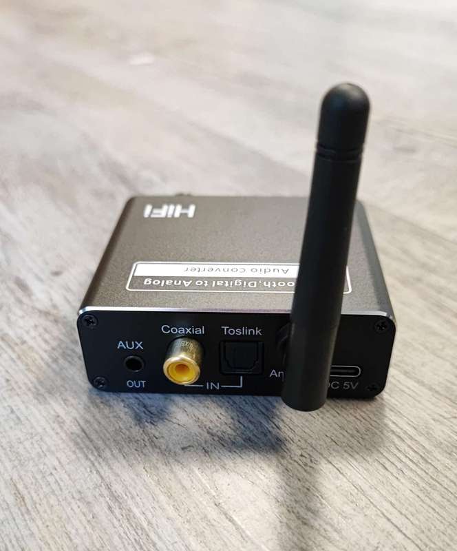 D18 Wireless Bluetooth Digital Fiber Coaxial Audio Converter - Stream Wireless Audio to Your Home...