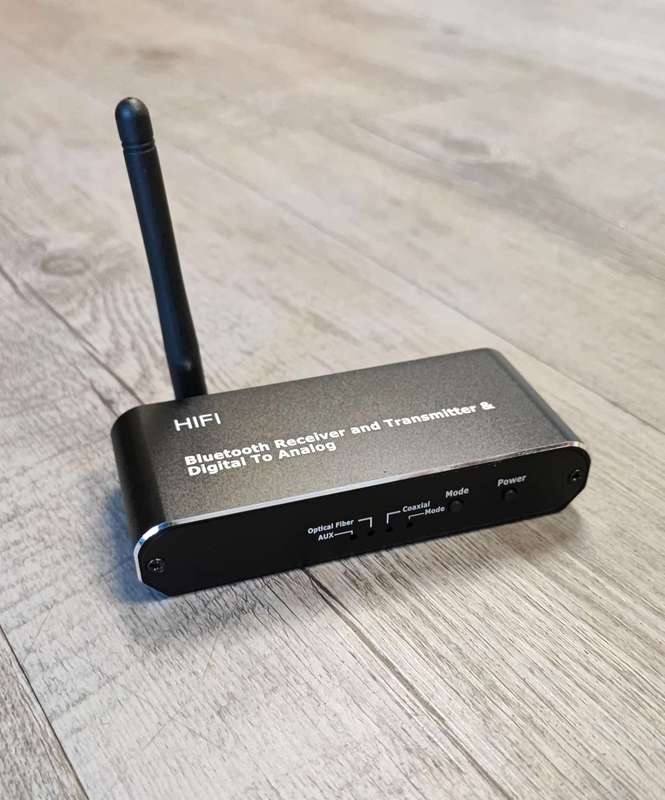D09 Wireless Bluetooth Receiver/Transmitter and Digital to Analog Converter - Stream Music Wirele...