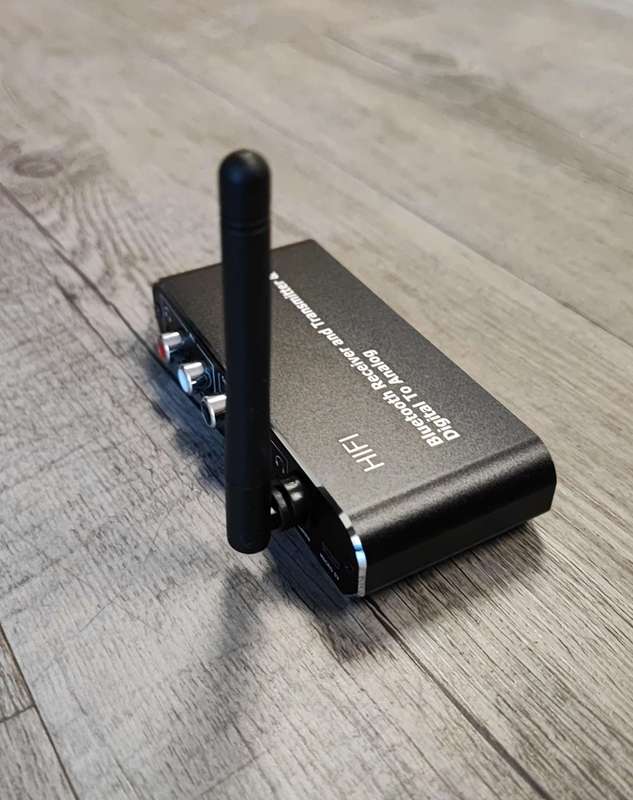 D09 Wireless Bluetooth Receiver/Transmitter and Digital to Analog Converter - Stream Music Wirele...