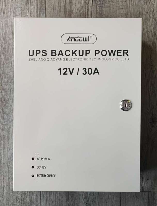 ANDOWL Q-UP1230 12v 30 Amp Power Supply UPS Backup - Reliable and Efficient Power Supply Solution