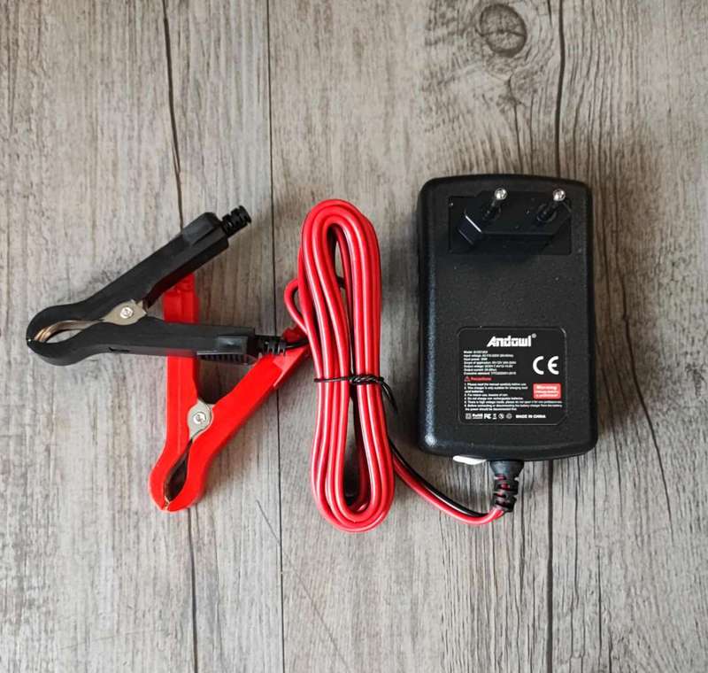 ANDOWL Q-DC1202 6v/12v 2Amp Intelligent Pulse Repair Battery Charger - Restore and Maintain Batte...
