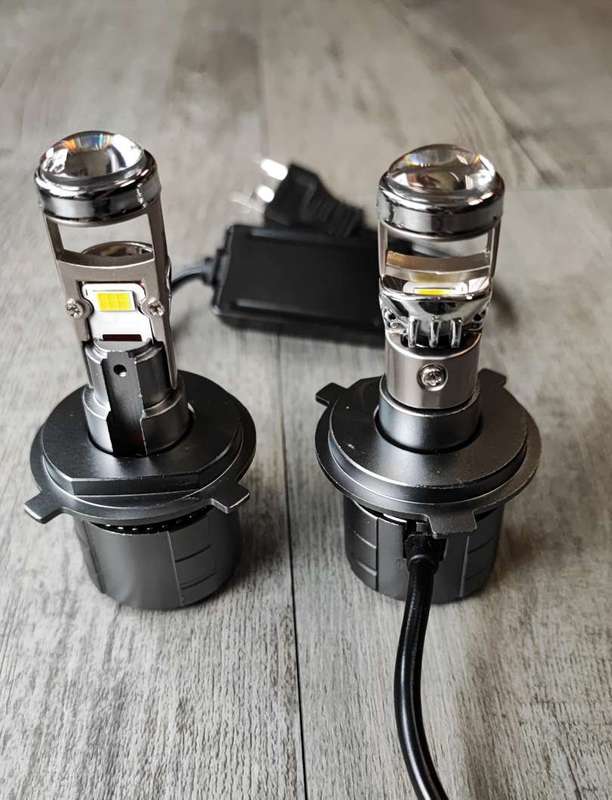 A80 H11 Led Car Headlight with Projector Lens 35w 5500k Kit - Upgrade Your Car's Lighting System ...