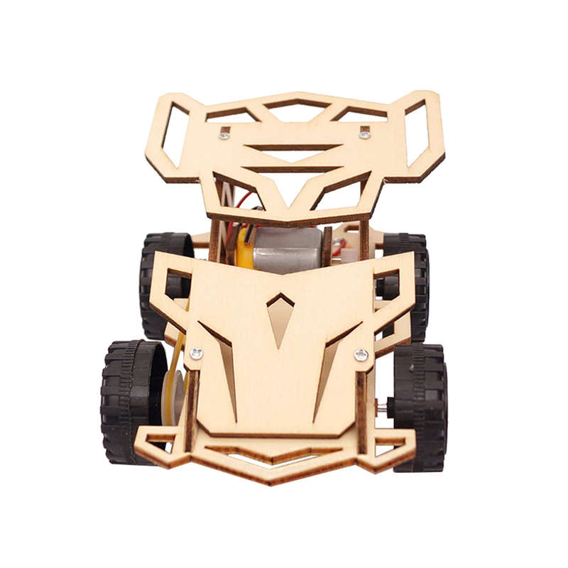 DIY Wooden Four-wheel Drive Racing Car Kit - Build Your Own Racing Car