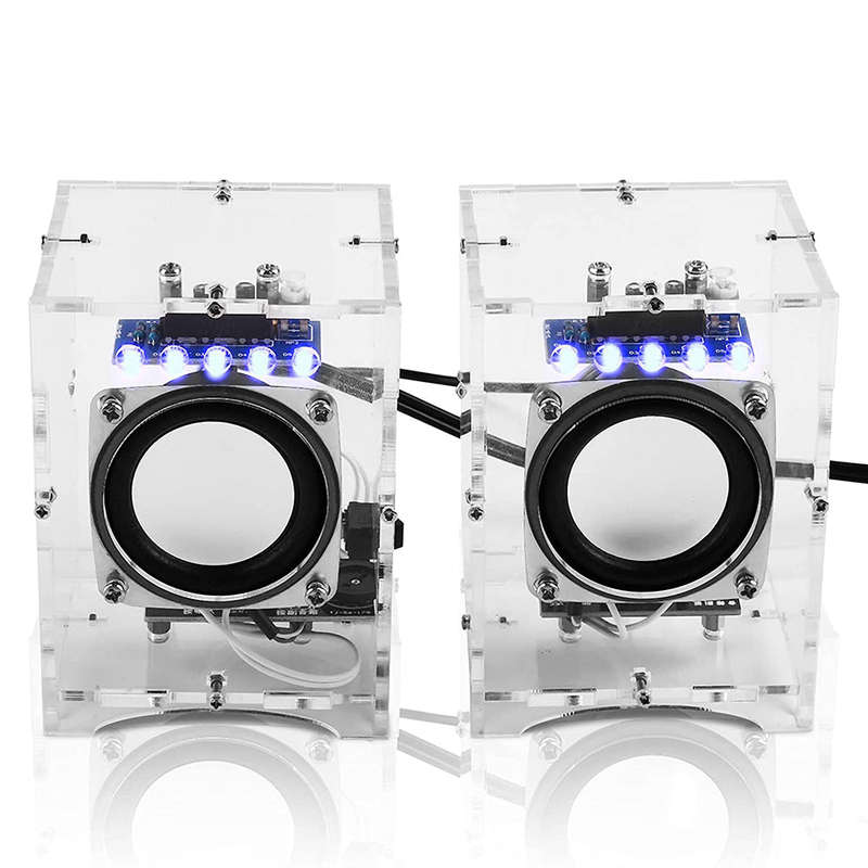 Buy DIY Mini 3W *2 Speaker Amplifier LED Spectrum Analyzer, Music Audio Level Indicator and MP3 P...