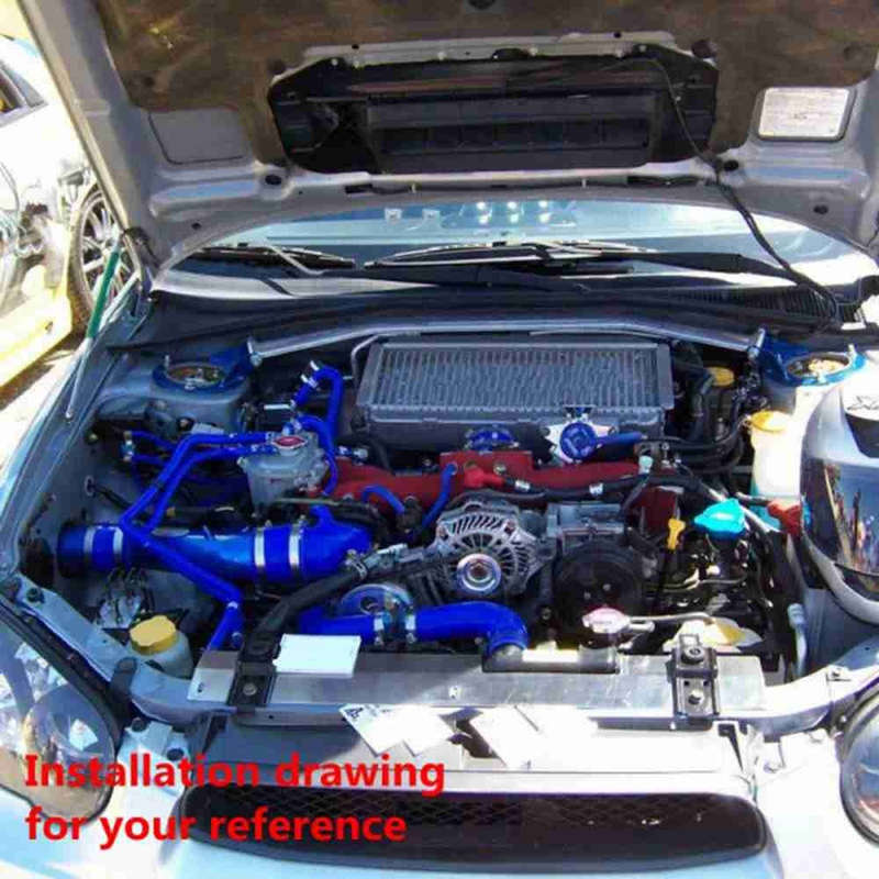 Silicone Engine Bay Hose Kit for Subaru Impreza WRX STI GDB, EJ20 00-07  Enhance Engine Bay Pe...