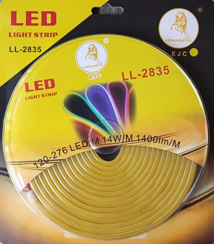 EJC 5m Flexible Neon LED Strip  600 x 2835 LED Chips, Weatherproof Kit
