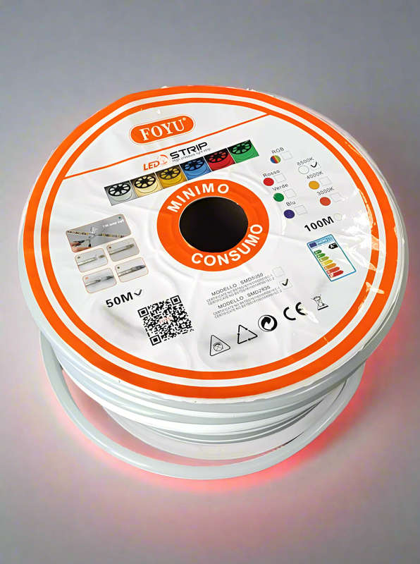 FOYU 50m Heavy Duty Neon Flexible SMD2835 Led Chip LED Weatherproof Rope Light