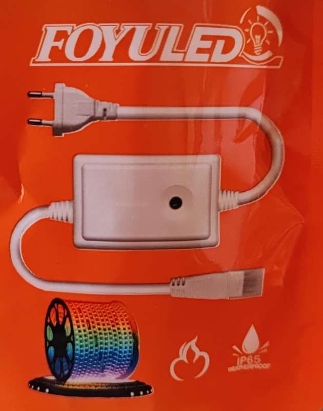 FOYU LED Controller for Heavy Duty Neon Flexible LED Weatherproof Rope Light Strip Roll