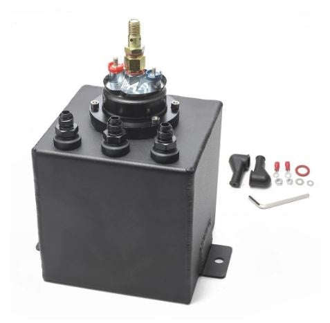 Universal 2L Aluminium Fuel Surge Tank with 044 Fuel Pump