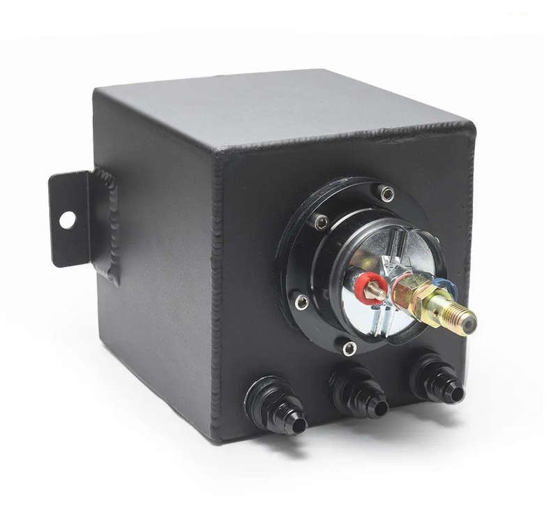 Universal 2L Aluminium Fuel Surge Tank with 044 Fuel Pump