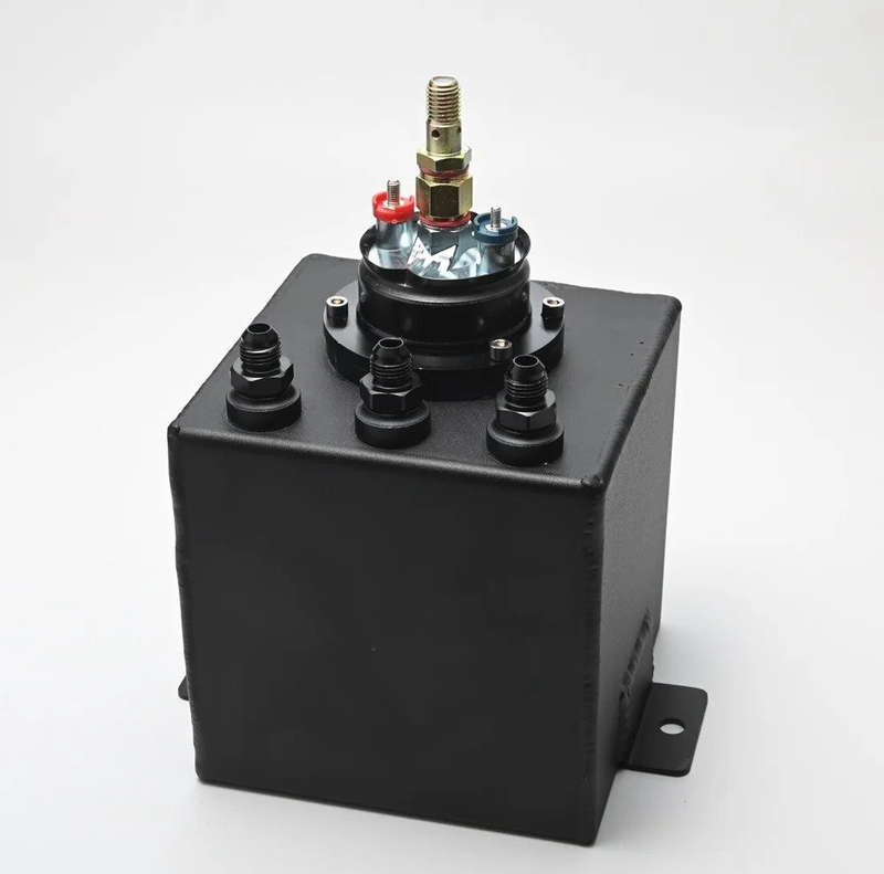 Universal 2L Aluminium Fuel Surge Tank with 044 Fuel Pump