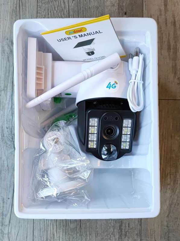 Andowl Q-V9 4K Solar Powered Intelligent WIFI IP PTZ Security Camera
