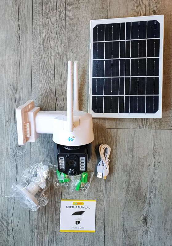 Andowl Q-V9 4K Solar Powered Intelligent WIFI IP PTZ Security Camera