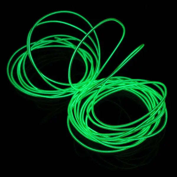 5M 12V Flexible Neon EL Wire Light Strip  Ideal for Customizable Vibrant Lighting