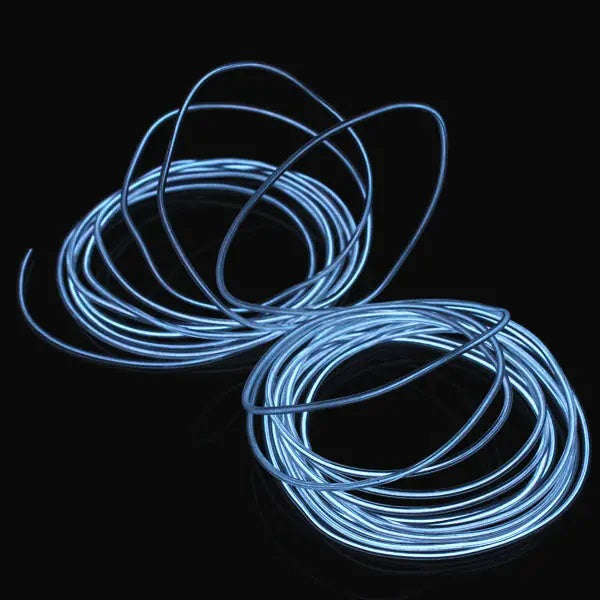 5M 12V Flexible Neon EL Wire Light Strip  Ideal for Customizable Vibrant Lighting