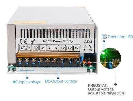 AC220v to DC24V 16Amp 400W Switching Power Supply