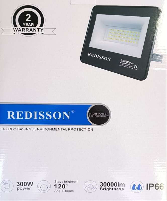 Redisson 300Watt 220v AC Outdoor LED Flood Light - High-Performance Illumination for Outdoor Spaces