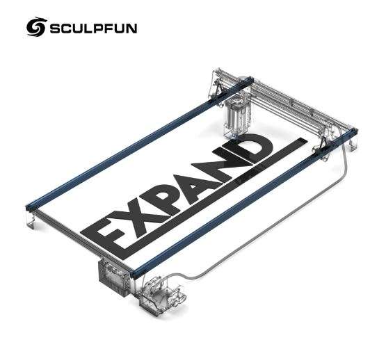 SCULPFUN S30 Series Engraving Area Expansion Kit for Sculpfun S30/S30 Pro/S30 Pro Max Machine Y-a...