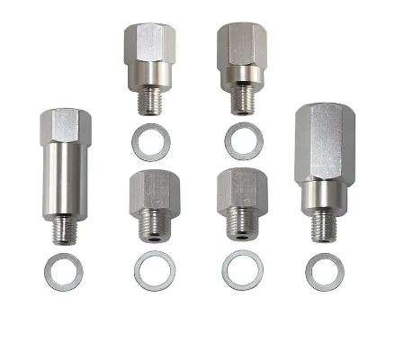 Oil & Coolant Sensor Gauge LS Master Adapter Set Engine 1/8 3/8 1/2 NPT LS1 LS3