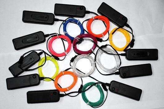 3m Neon Electroluminescent Wire  Flexible and Luminous Lighting Solution