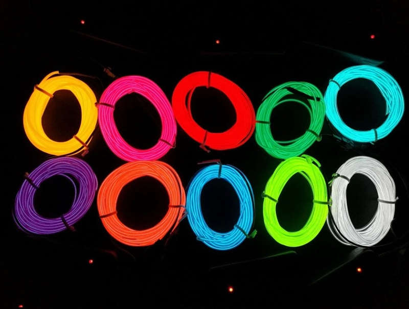 3m Neon Electroluminescent Wire  Dynamic and Flexible Lighting Solution