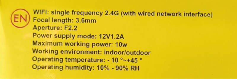 Andowl Q-SX010 4K 24Hour Outdoor Smart Monitoring Wireless IP Camera