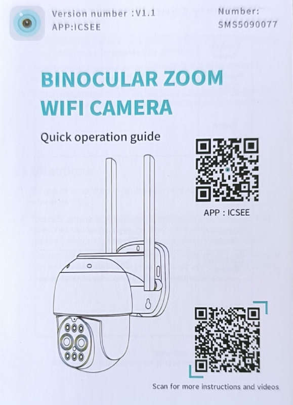 JT-CLEAR 4MPx4MP Dual Lens Binocular Zoom Wifi Ball Wireless IP Camera