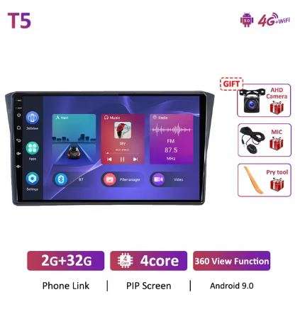 DEMO iCreative 2GB 32GB Subaru Impreza GD/GG 02 - 07 Android 10.0 8 Core GPS Navigation Multimedi...