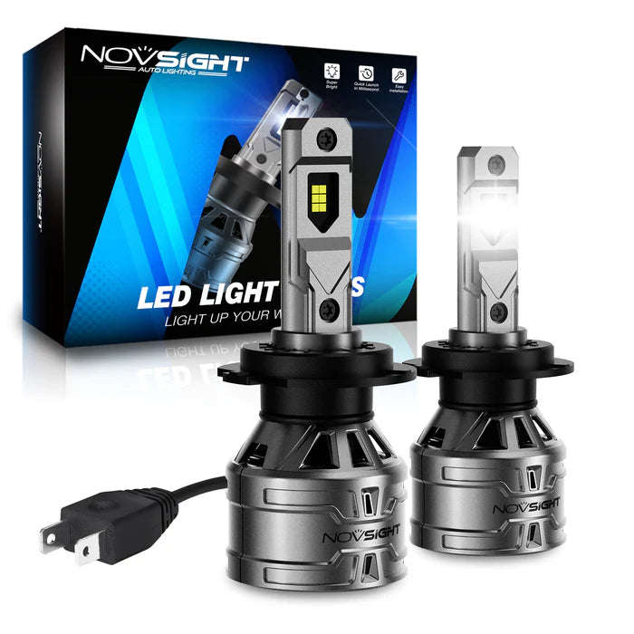Novsight N61 General Series H7 60W 13000LM 6500K White Car Headlight LED Kit - Upgrade Your Vehic...