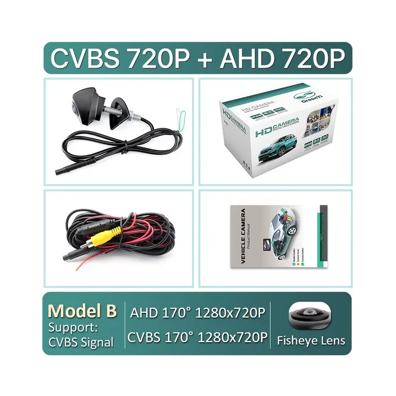 CCD AHD 1080P Front View Camera For Toyota Vehicles