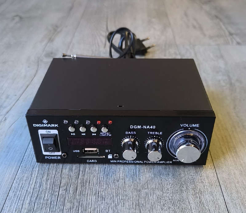 Digimark DGM-NA40 Super Bass Power Amplifier Music Player - Rich and Powerful Sound
