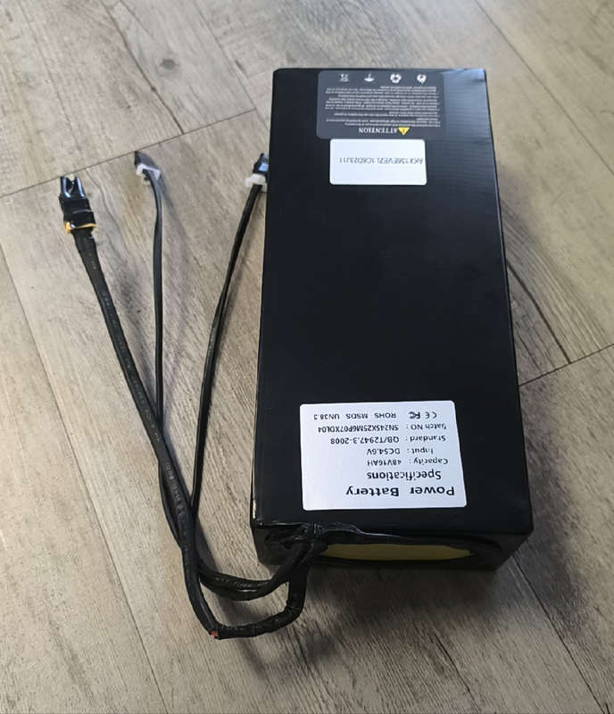 Replacement Lithium Battery for Q30 48V 2500W "High Performance" 50km/h Cross Country Electric Sc...