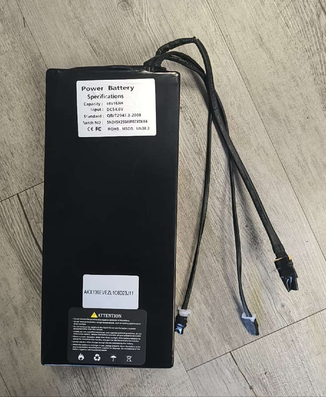 Replacement Lithium Battery for Q30 48V 2500W "High Performance" 50km/h Cross Country Electric Sc...