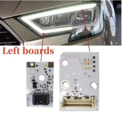 White LED Boards 8V0998474A For 2017-2019 AUDI A3/S3 Full LED Headlight Daytime Running Light