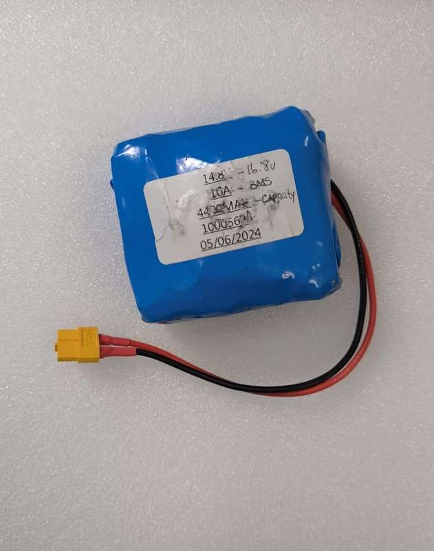 Demo 4S2P 4400mAh 14.8V Li-ion Battery with 10A Peak BMS (D10007680)