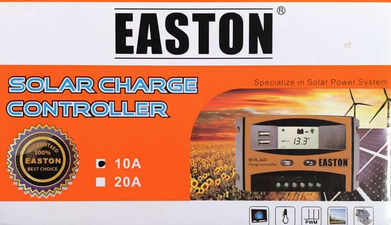 EASTON 10A 12v/24v Solar Charge Controller