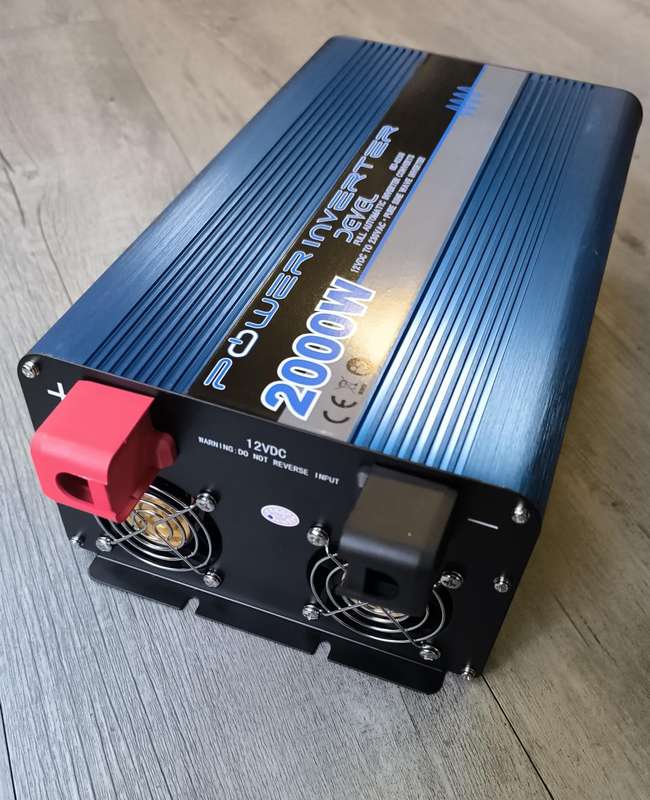 Devel 2000Watt 12v DC to 220v c Pure Sine Inverter - Clean and Stable Power for Sensitive Electro...
