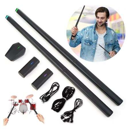 1 Set Somatosensory Virtual Air Drums Kit
