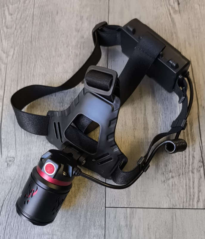 High Power Multi-LED Tactical Headlamp with Front and Rear Lighting
