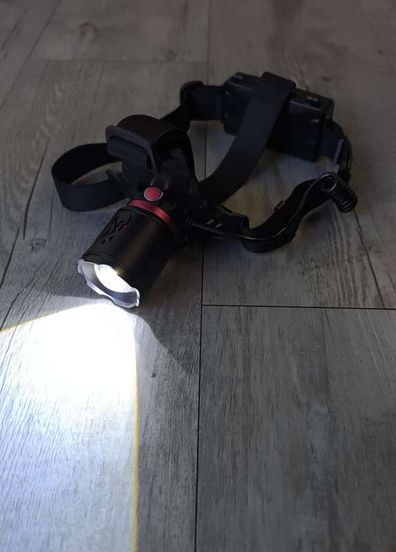 High Power Multi-LED Tactical Headlamp with Front and Rear Lighting