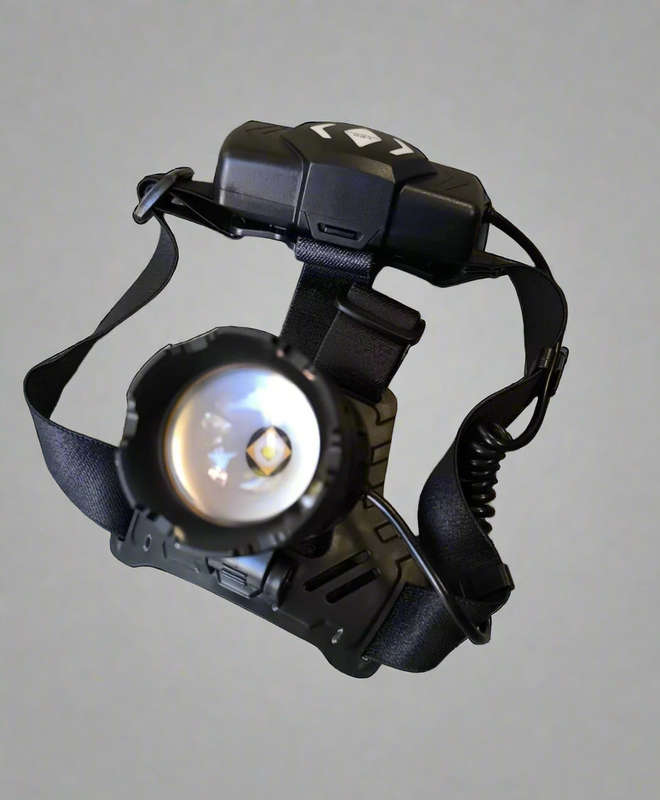High Power Tactical Multiple Mode Headlamp with Zoom