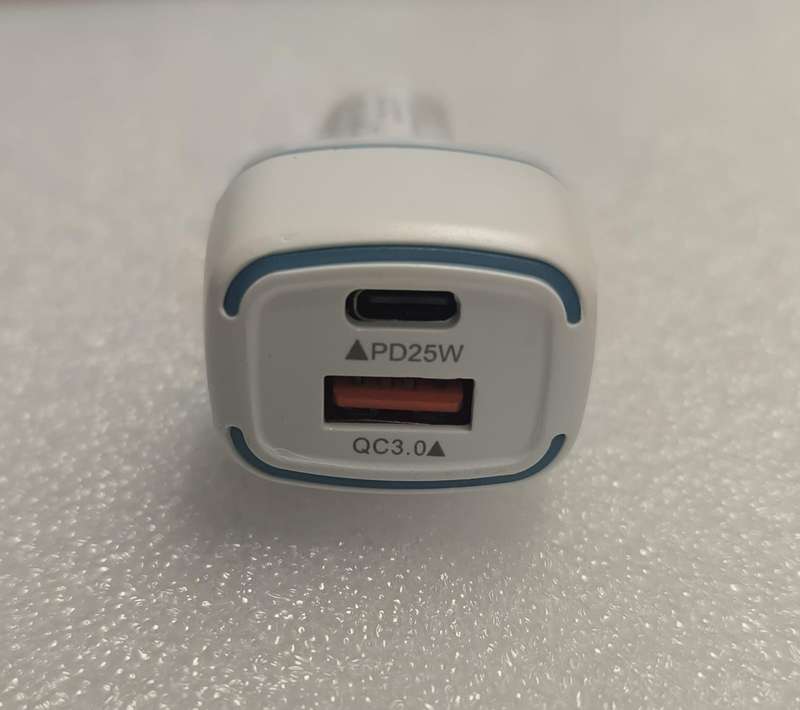 High-Speed 2Port PD20W +  QC 3.0 Car Charger with Lighter Socket