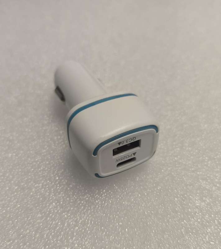 High-Speed 2Port PD20W +  QC 3.0 Car Charger with Lighter Socket