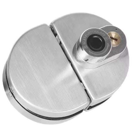 Frameless Glass Double Door Fingerprint Electronic Lock