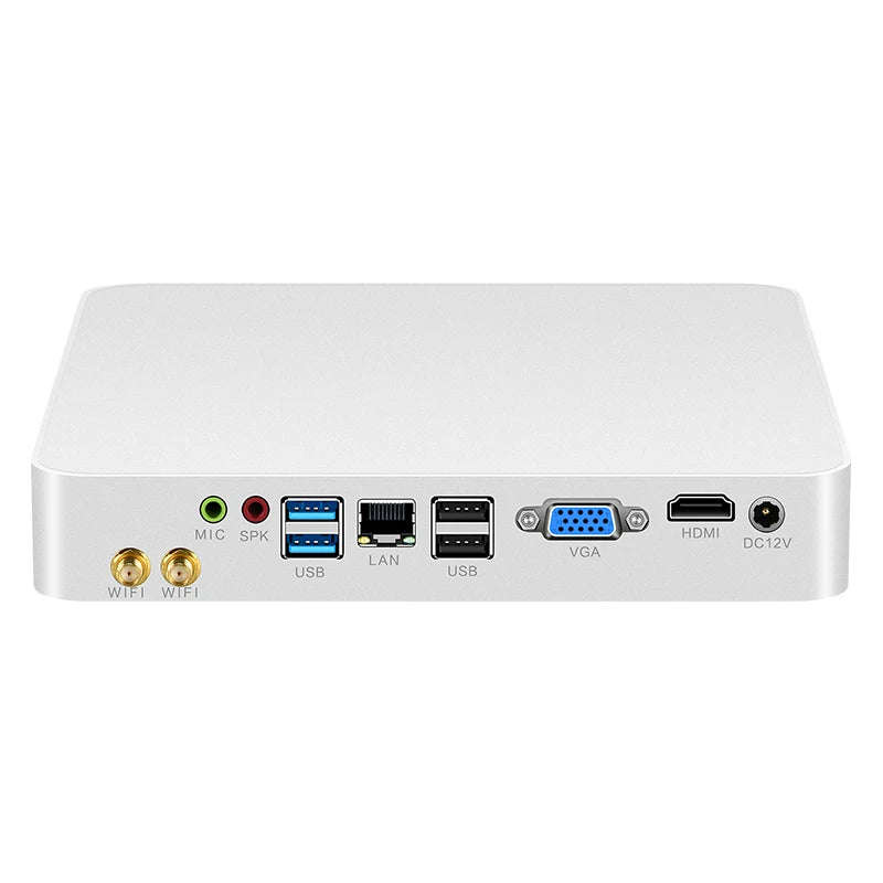 Mini PC Intel Celeron N5095 HDMI VGA Display WiFi Gigabit Ethernet 6xUSB HTPC Thin Client Windows...