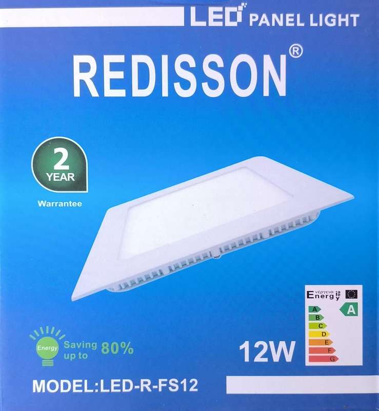 REDISSON LED-R-FS12 12W Square LED Light Panel